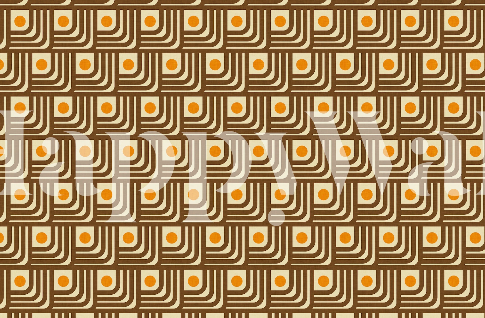 70s Curve Lines mønster tapet