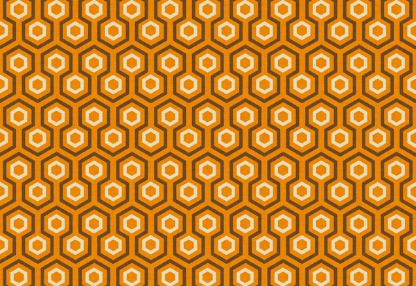 1970s Hex Orange Brown