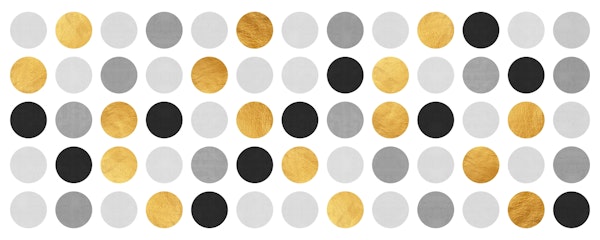 Gray and gold composition II