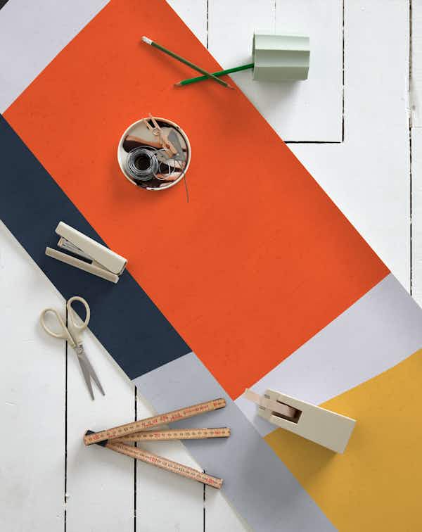 Abstract composition wallpaper roll