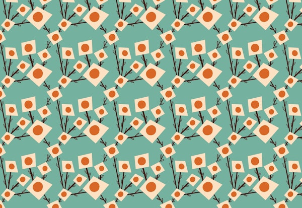 Blue Square Flower Bouquet