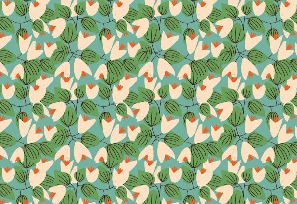 Mid Summer Flower Blue