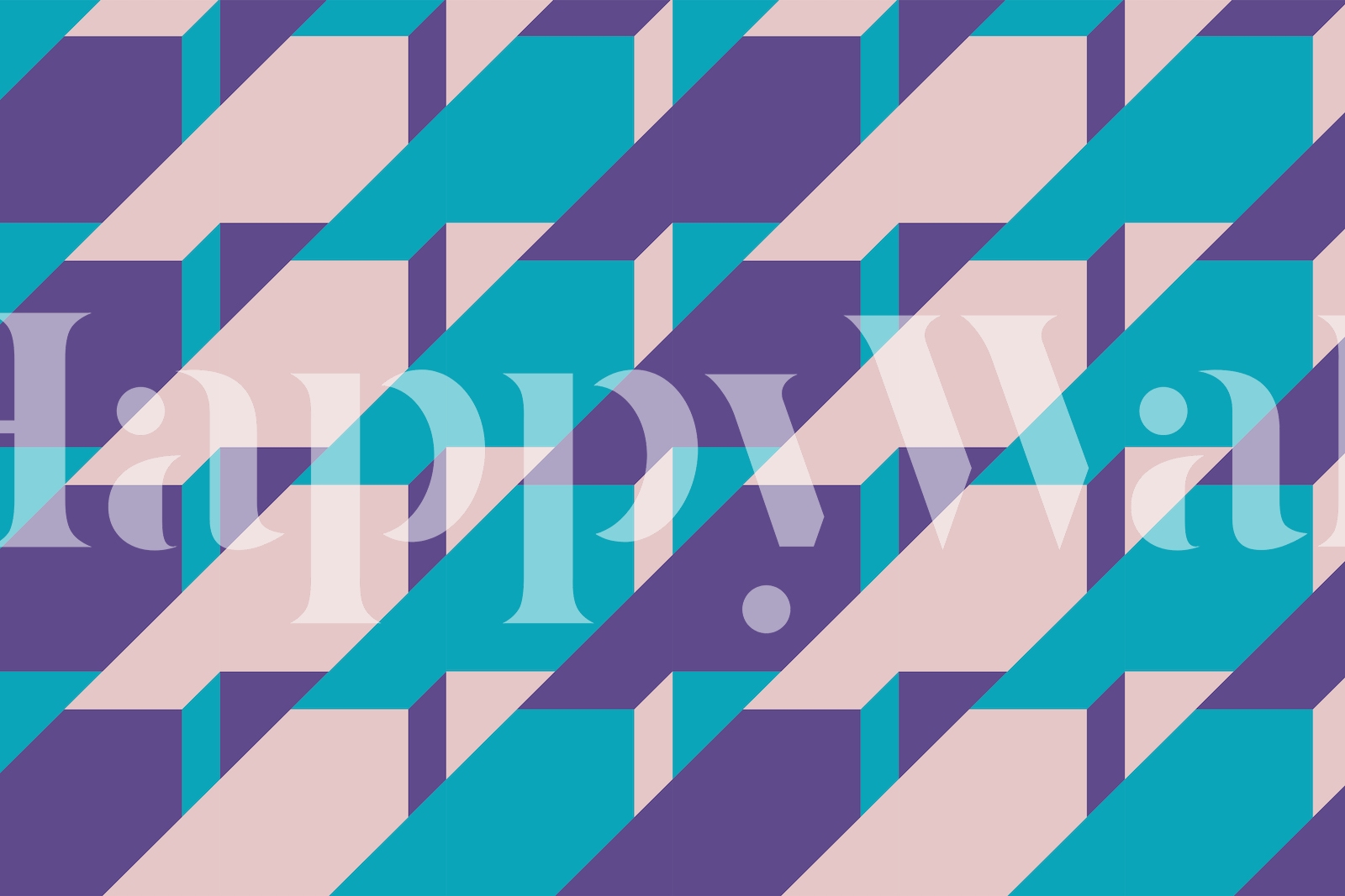 Geometric Abstract Glow Wallpaper Buy Online Happywall