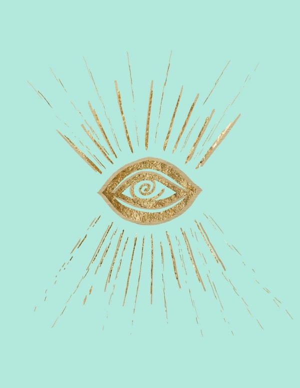 Evil Eye Gold on Mint 1