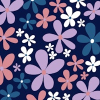 Retro Spring Daisies 8 tapete