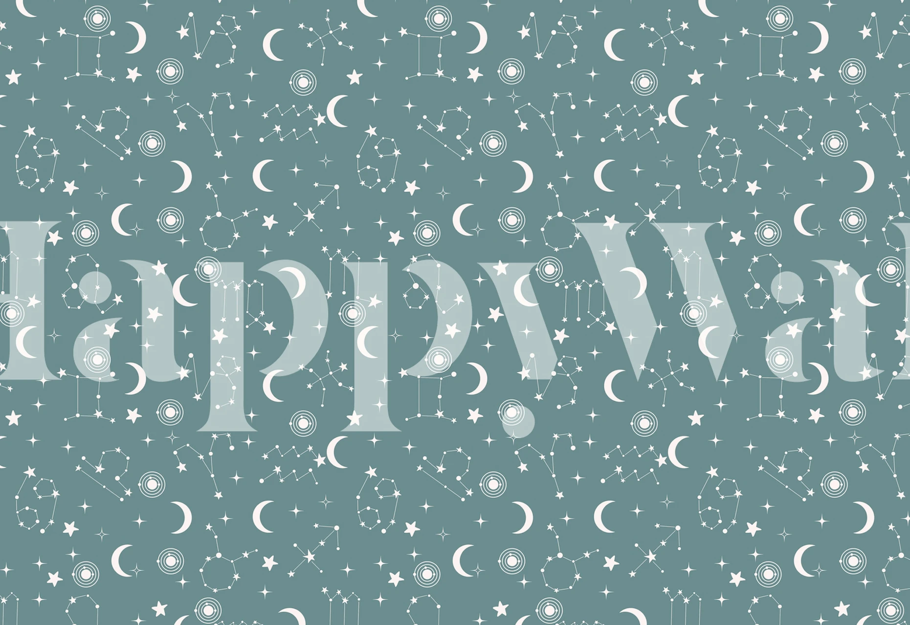 Stars and constellations pattern on a grey background wallpaper