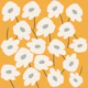 Abstract Daisies Yellow