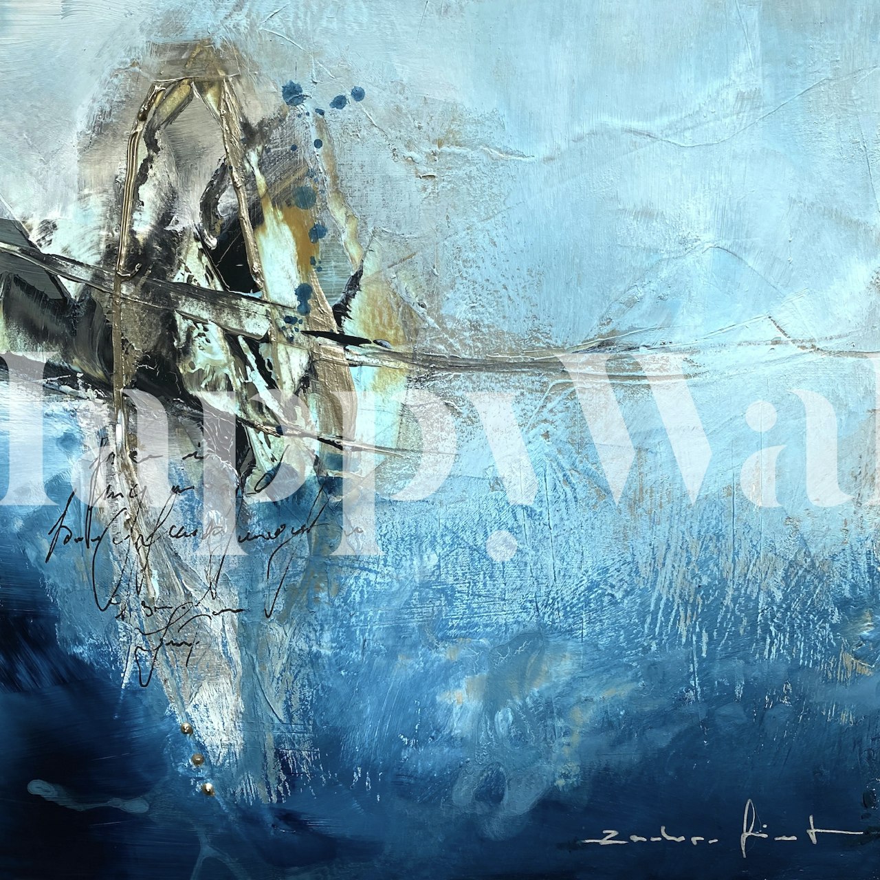 Perfect Storm wallpaper in a room setting