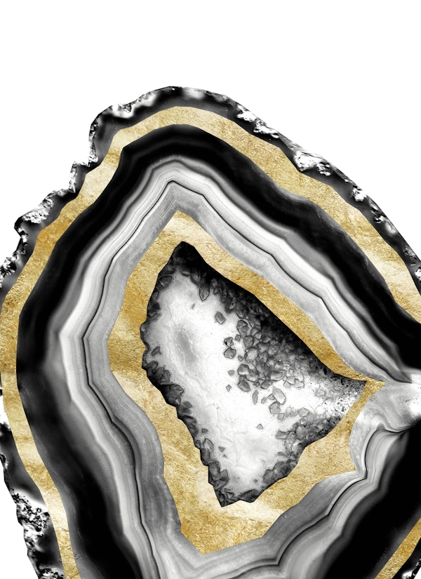 Agate Gold Foil Glam 1