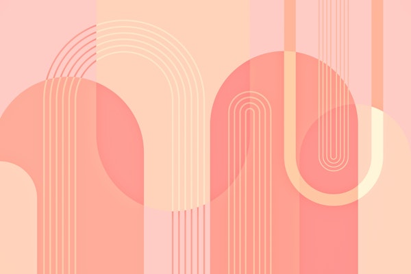 Mid Century Arches Pastels