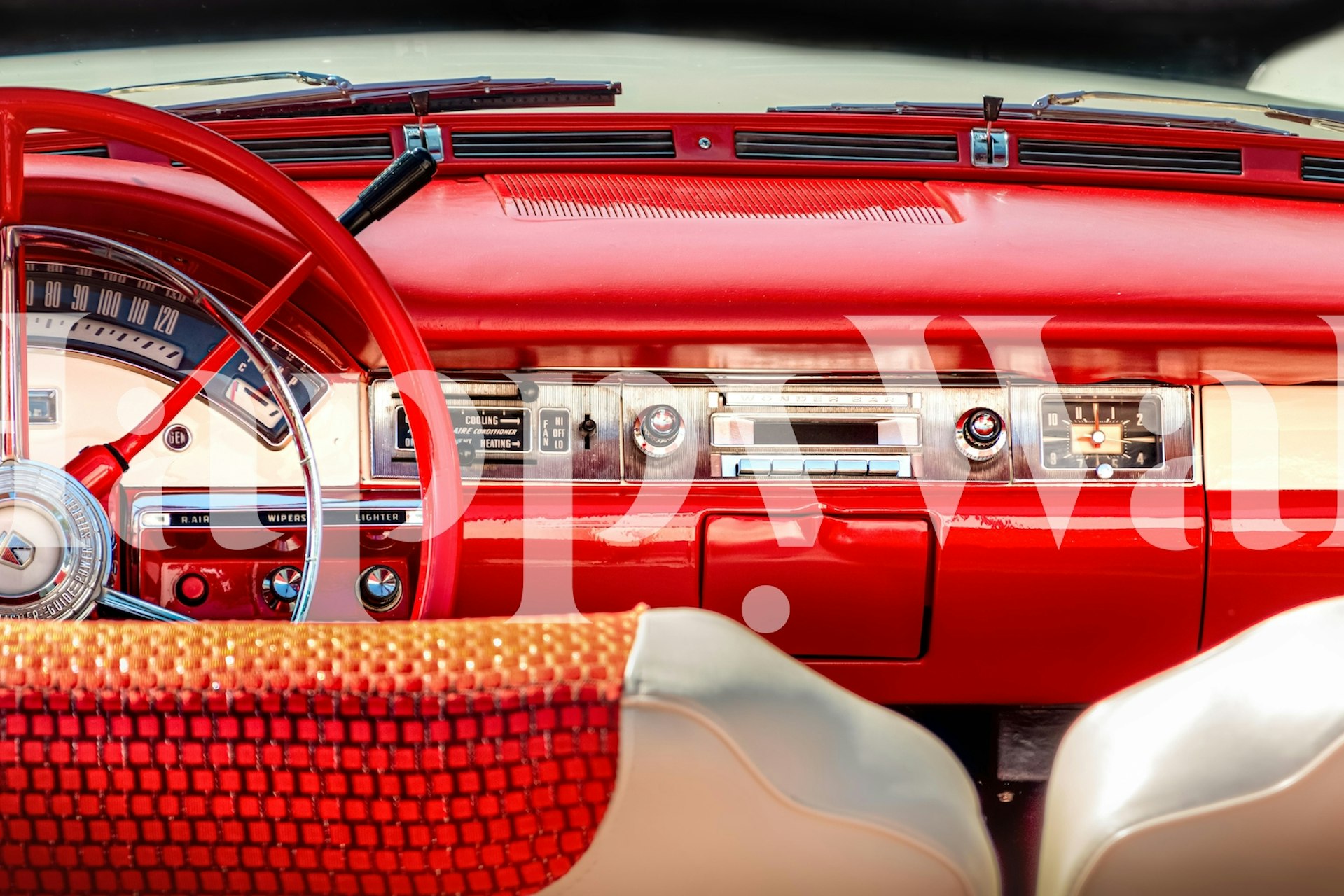 American Way of Drive wallpaper in a room