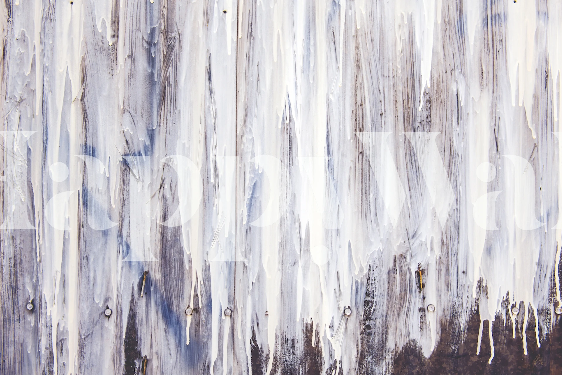 Painted tapetti huoneessa