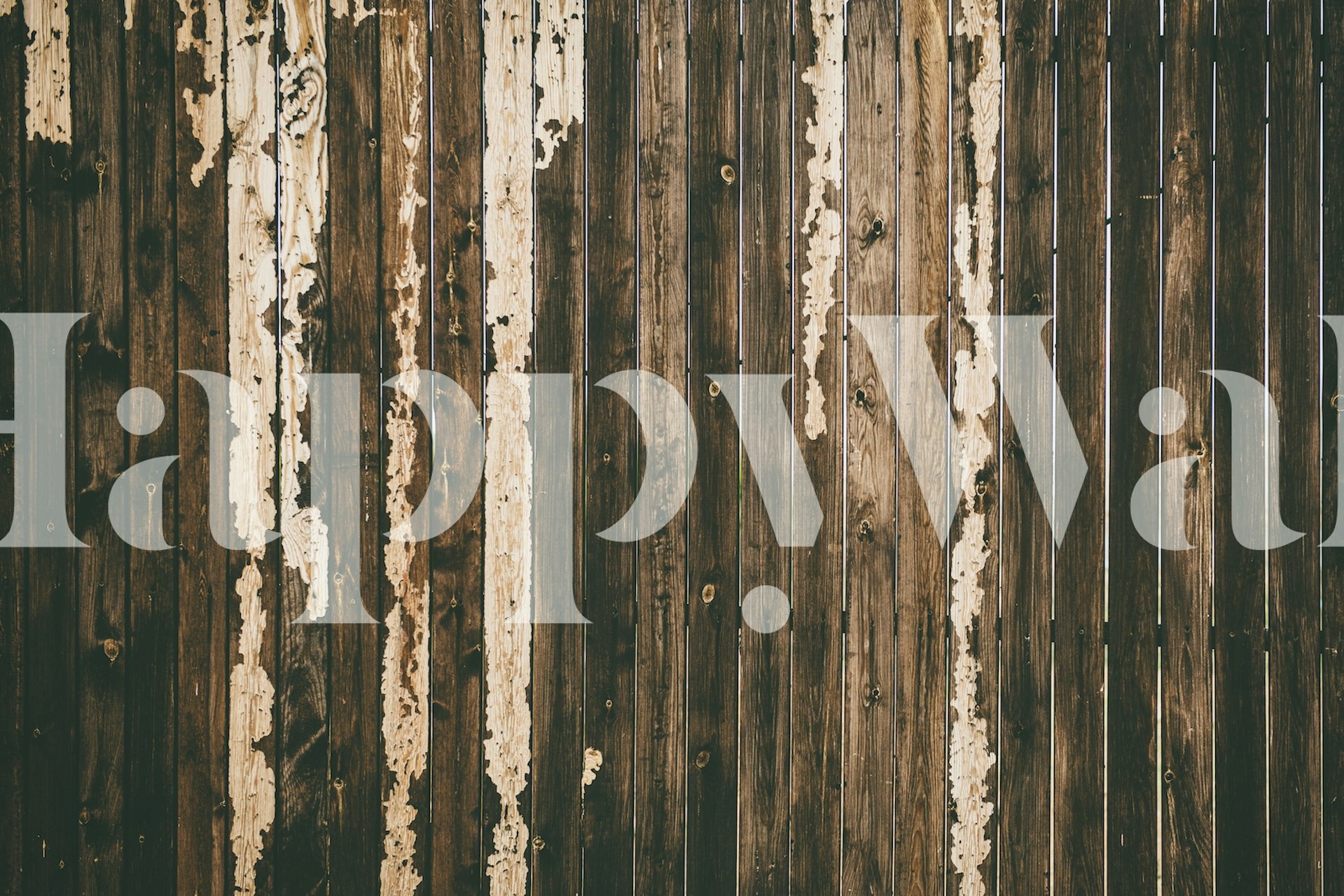 Ταπετσαρία Wood Fence σε δωμάτιο