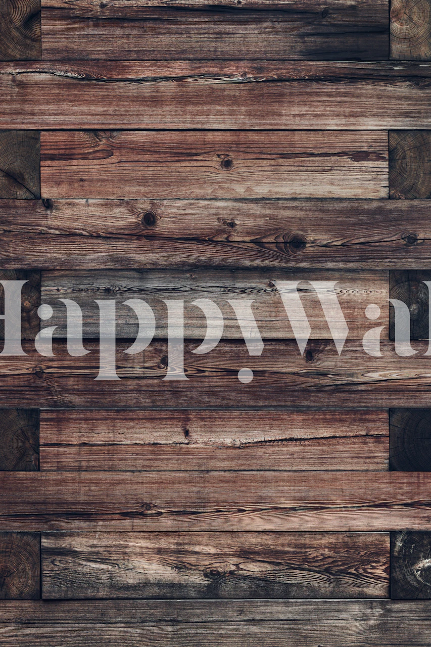 Wood Wall wallpaper in a cozy room