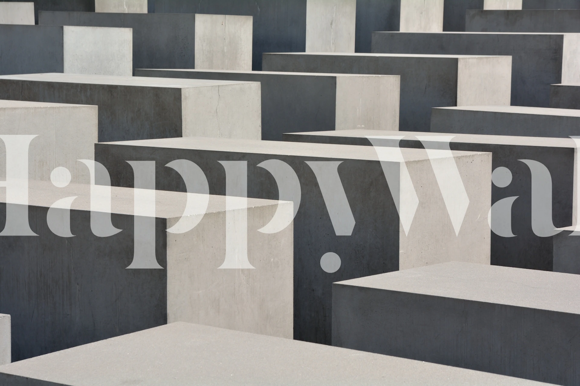 Rhythm of the Cubes wallpaper in a room