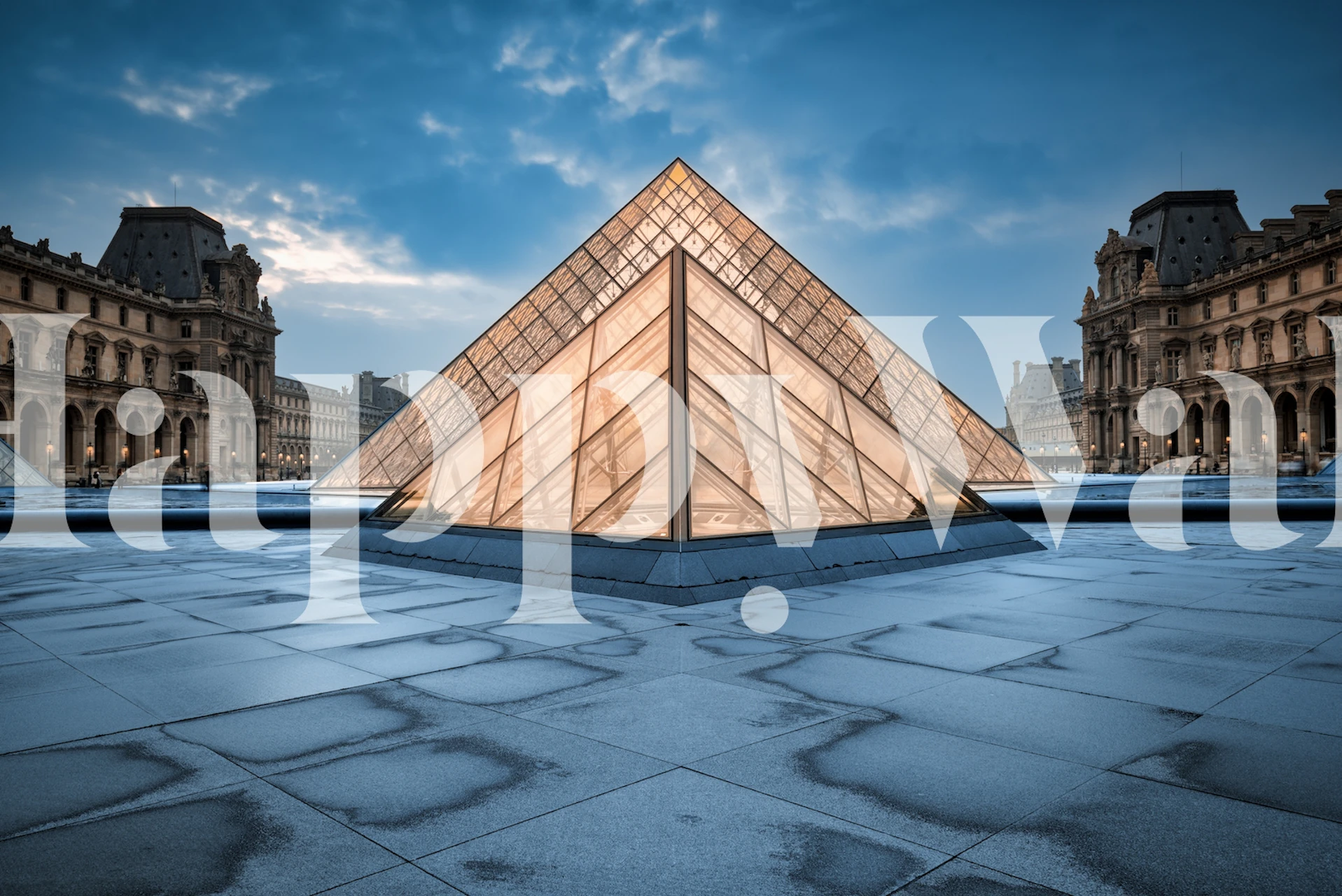 Zidna obloga Triangle of light u stiliziranoj sobi