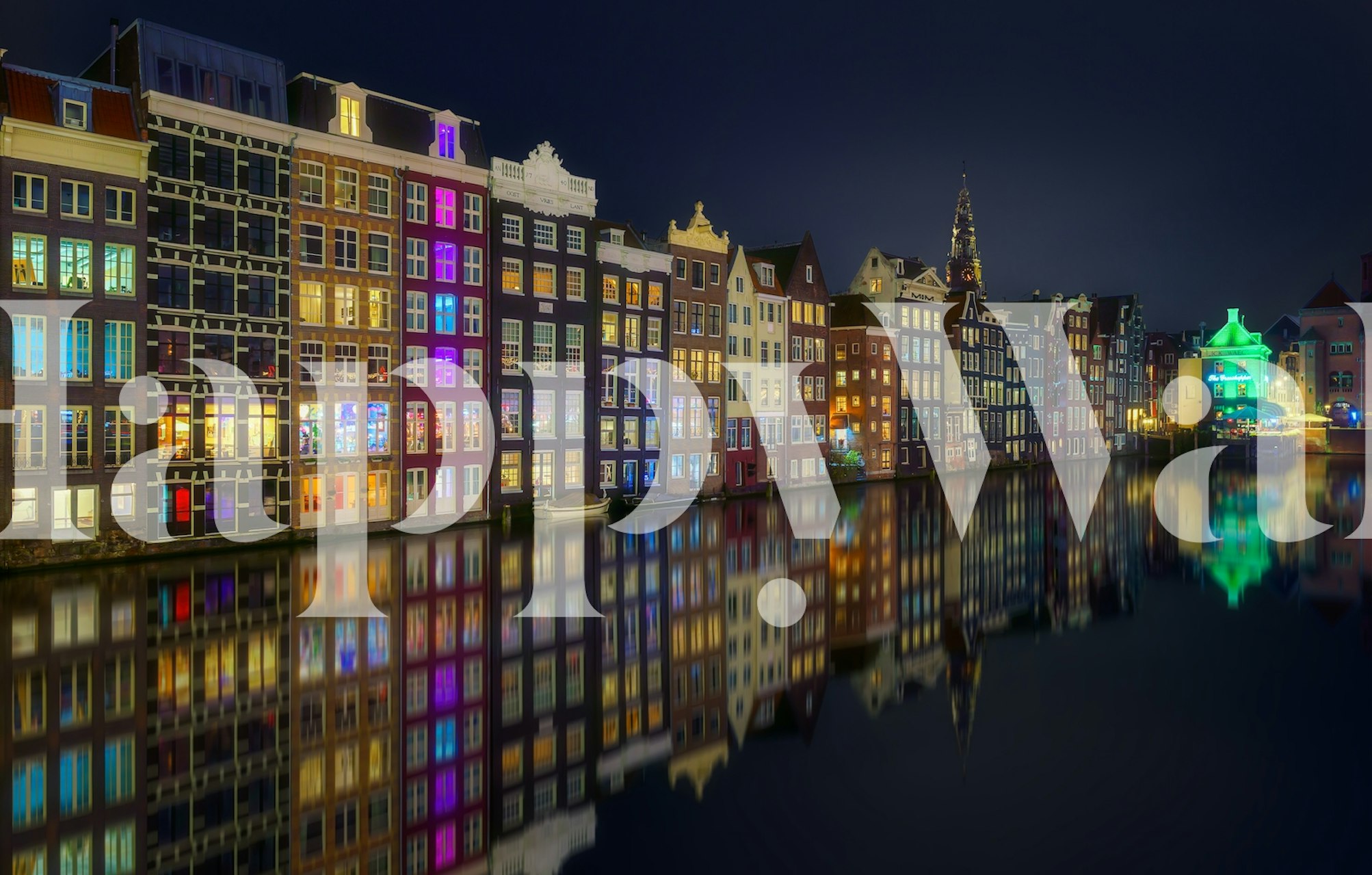 Amsterdam tapet i et koselig rom