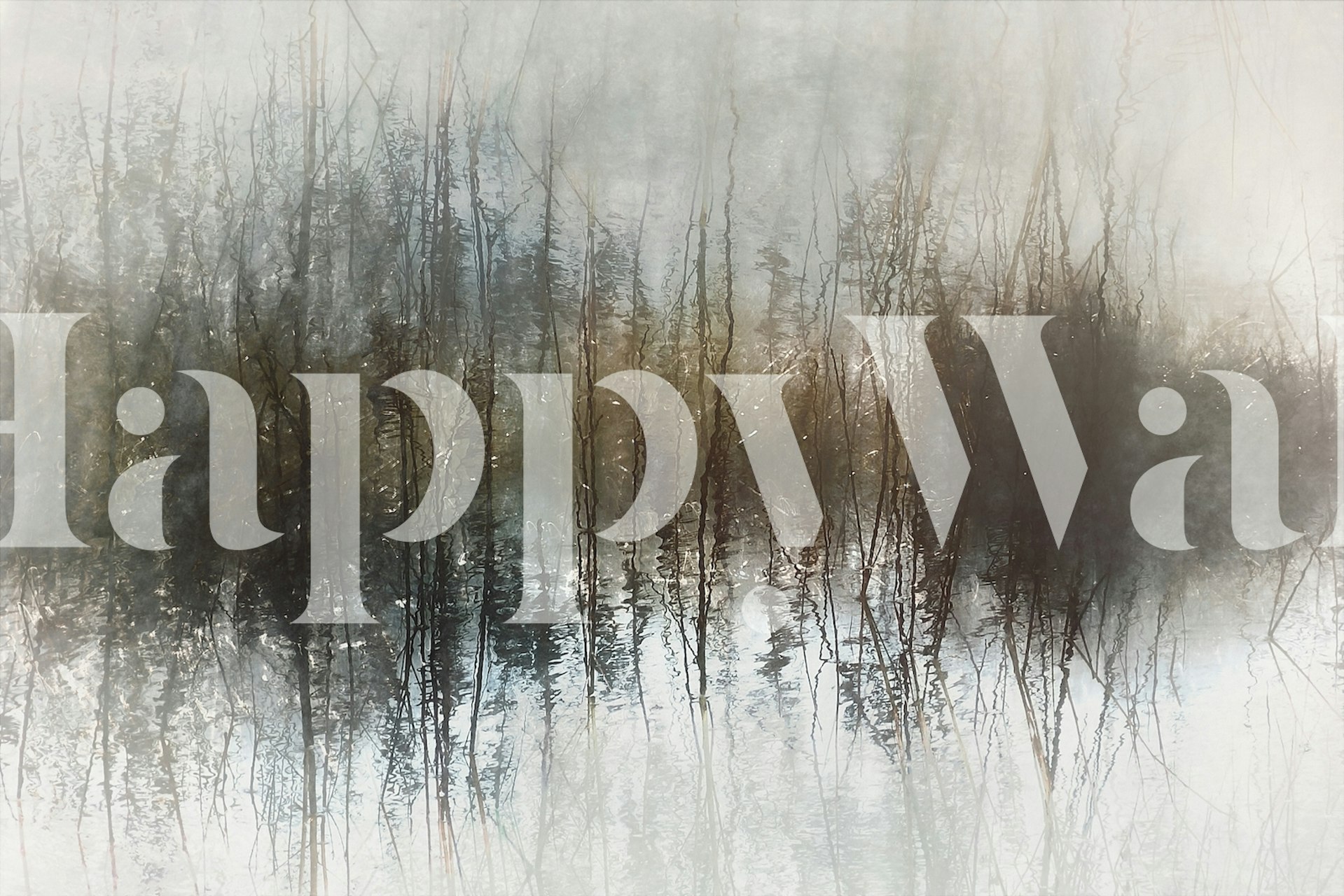 Day Dreams abstract wall mural with blurred natural landscape