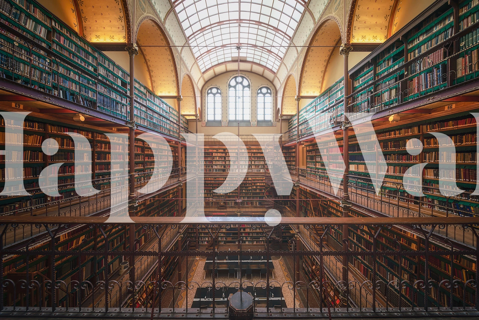 Velká interiérová fototapeta Rijksmuseum Library