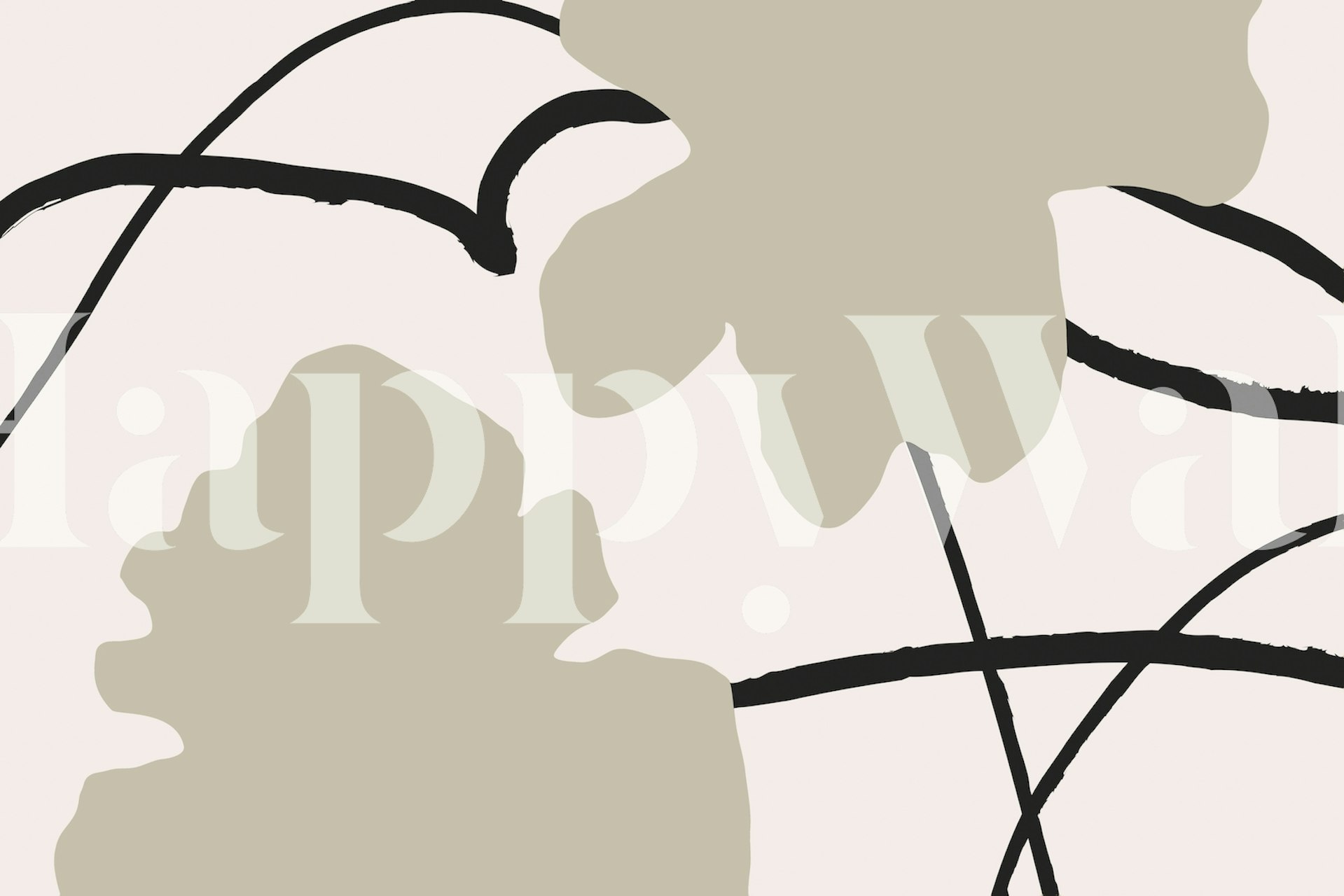 Floral wallpaper in a stylish room