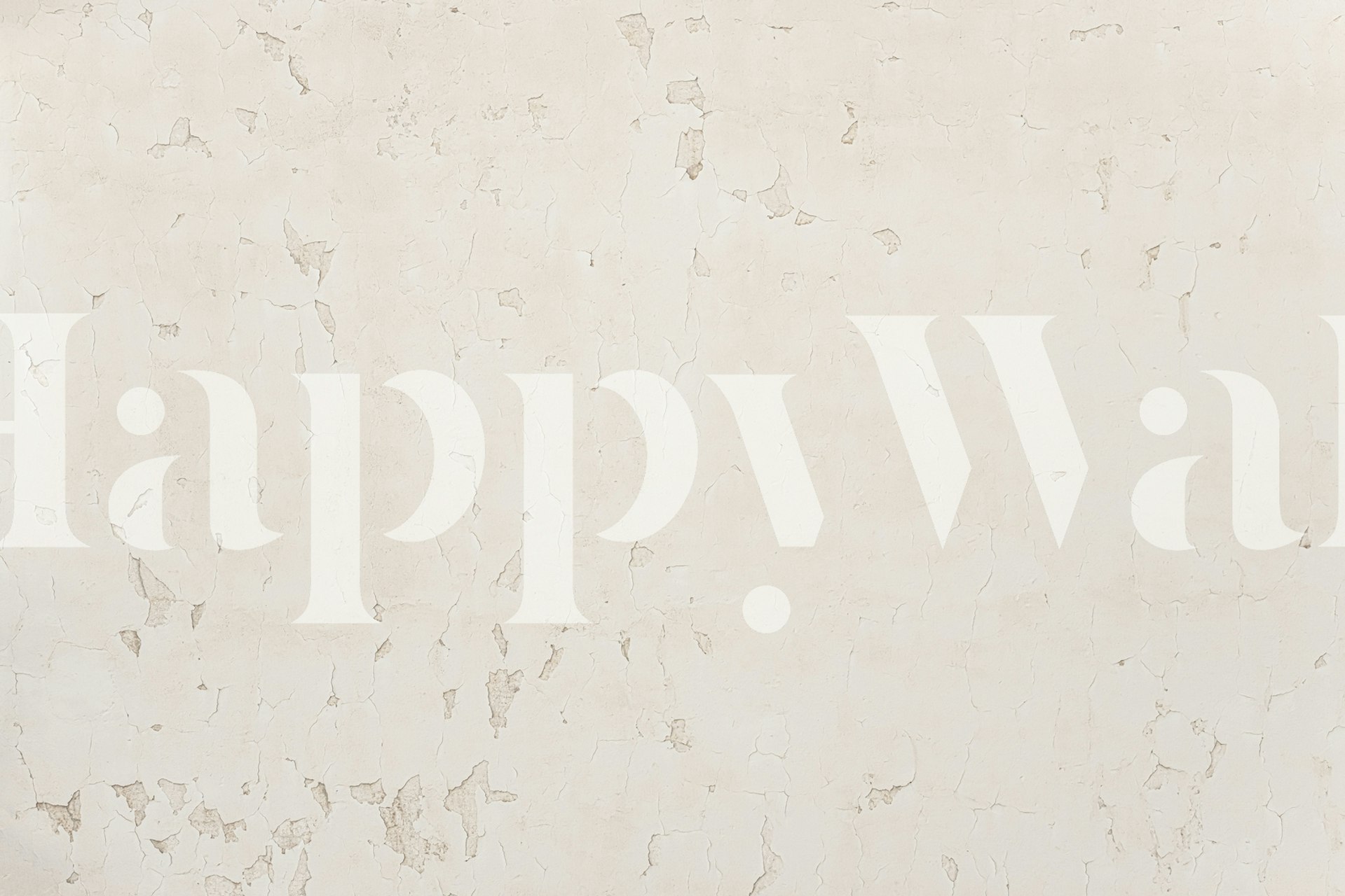 Textured beige wallpaper with cracked surface design