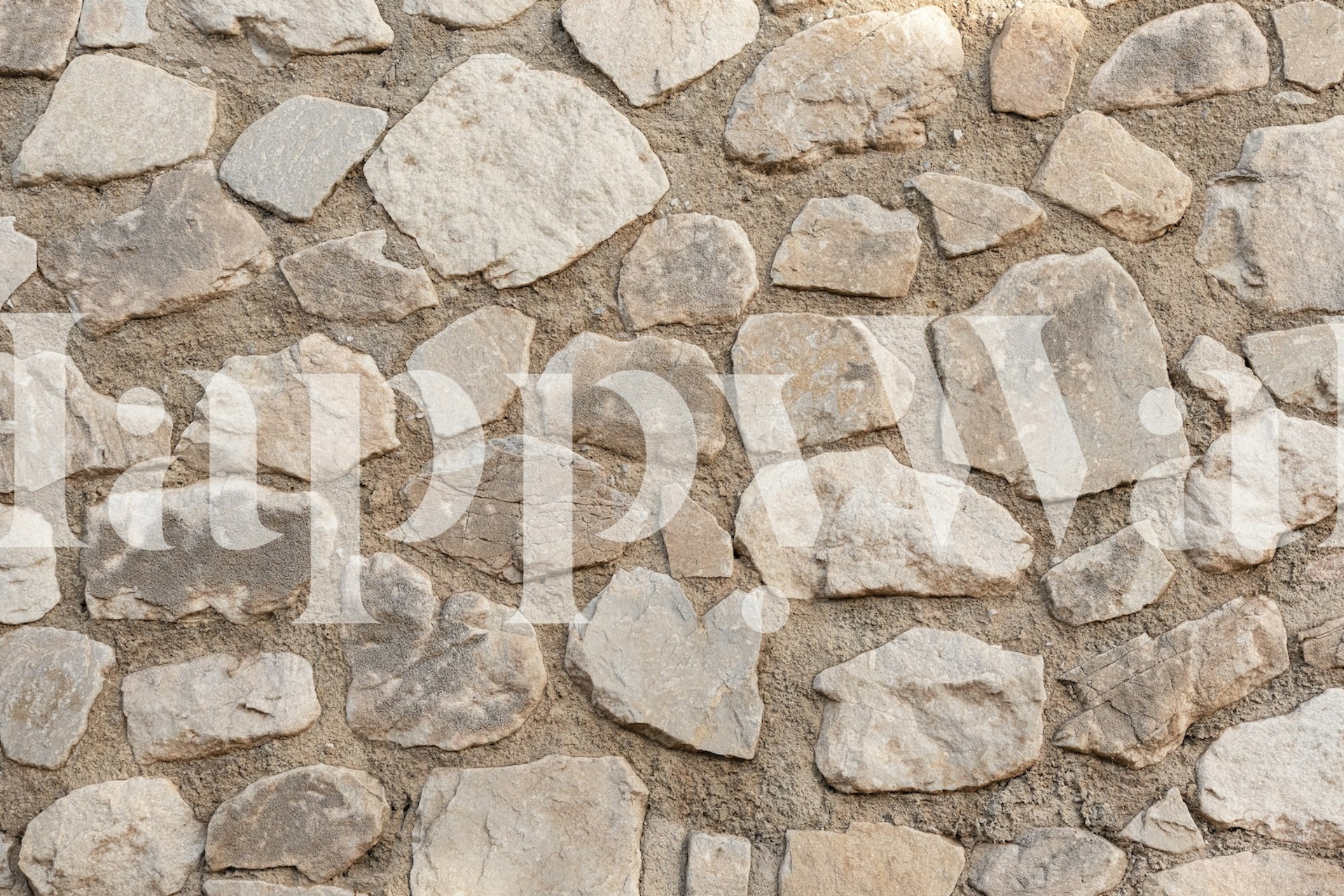 Textured stone pattern in natural colors wallpaper