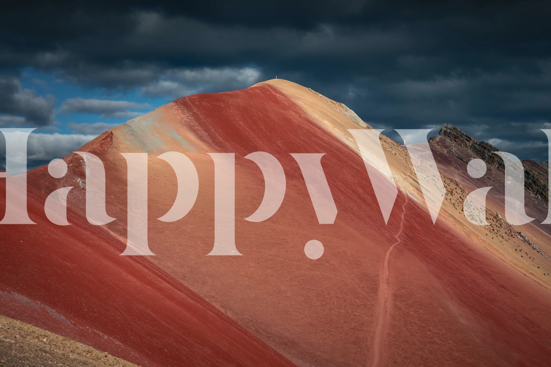 Röda sanddyner landskap tapet på happywall.com