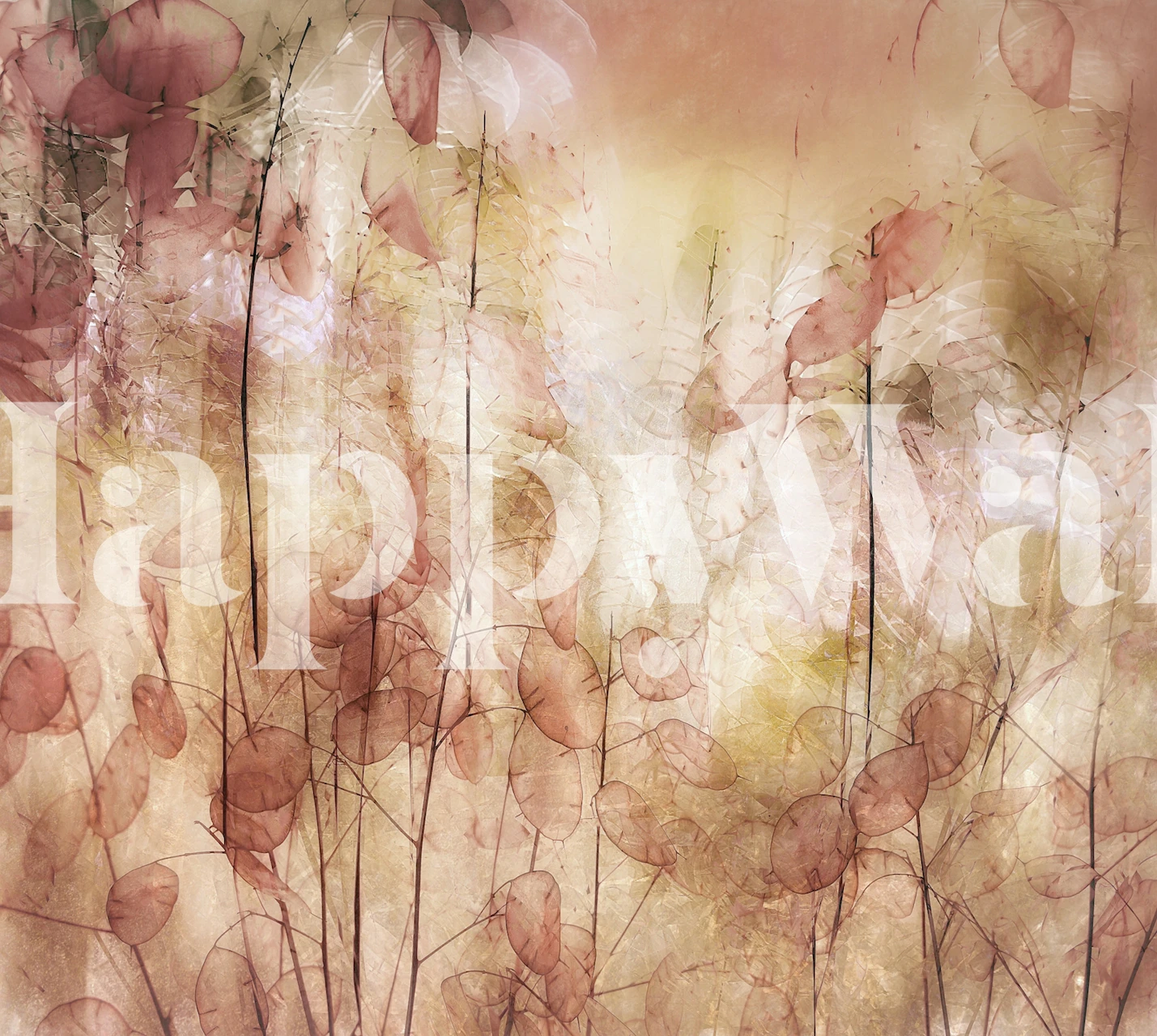 Papel de parede Seed pods em um quarto moderno