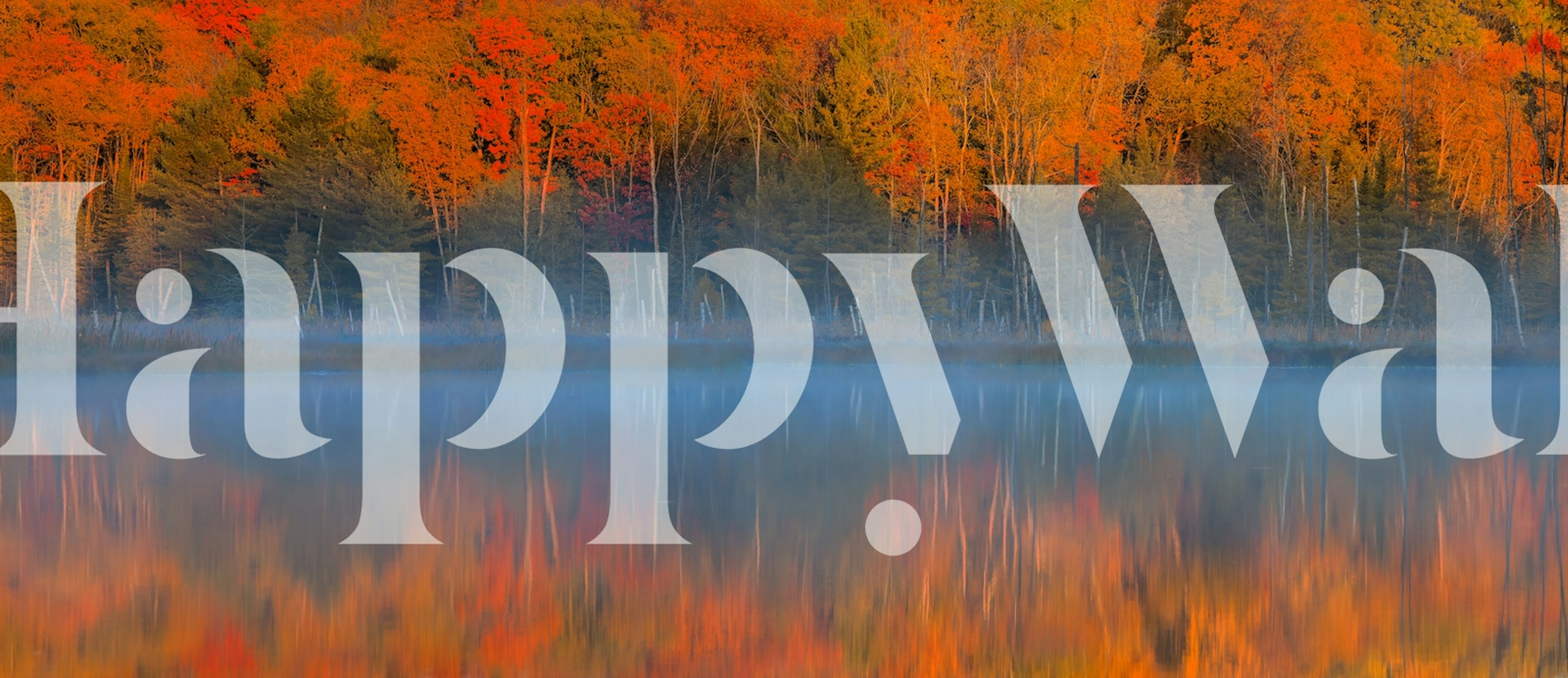 Pulses of the Autumn ταπετσαρία σε ένα δωμάτιο