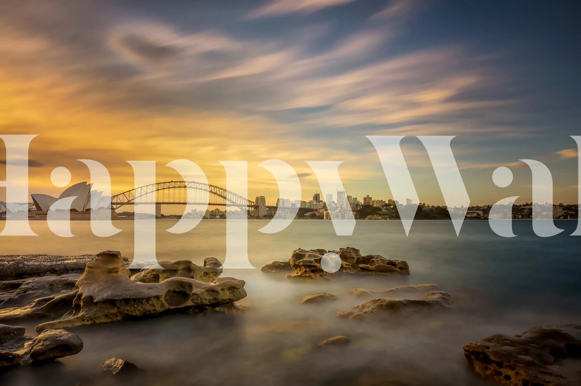 Sydney Oprea House Sunset wallpaper in a room