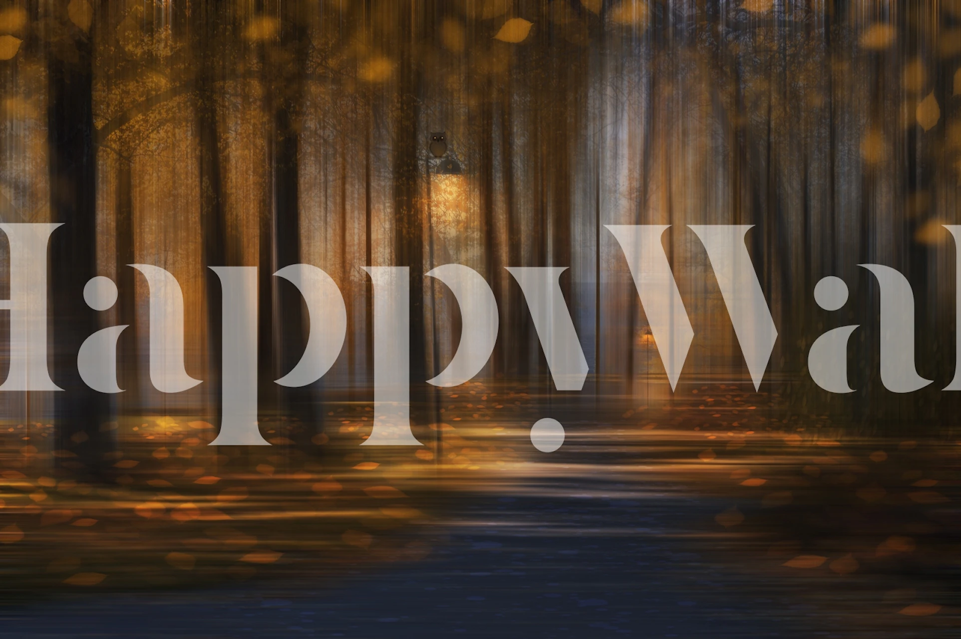 Halloween-thema behang in een gezellige kamer