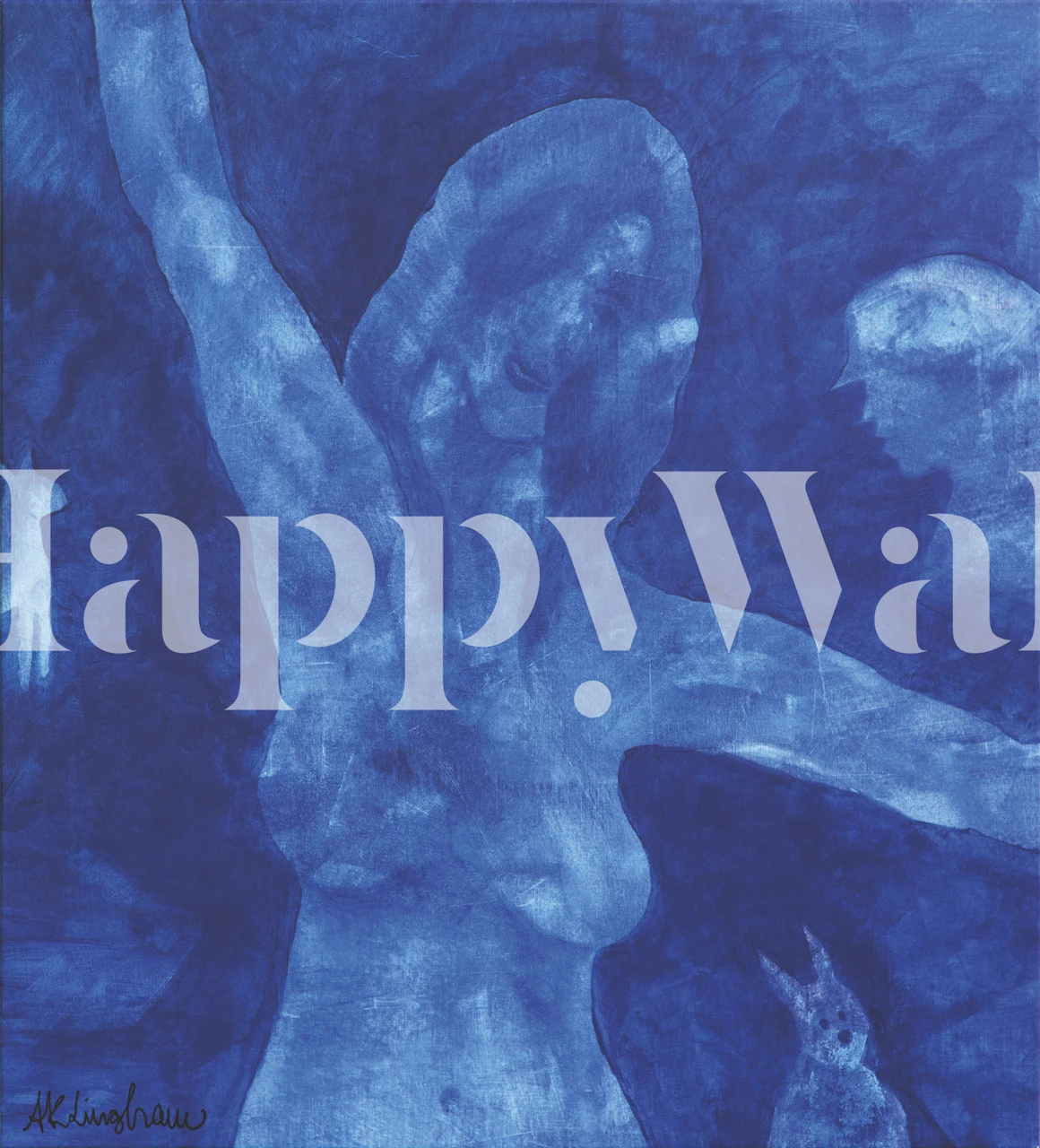 Blue Dusk wallpaper in a modern room