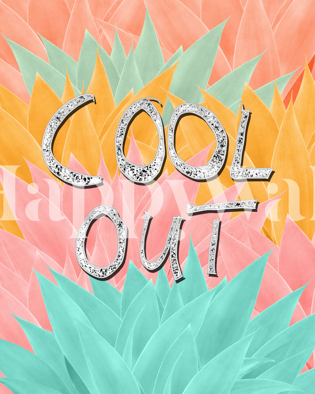 Cool Out 2 wallpaper design in a room