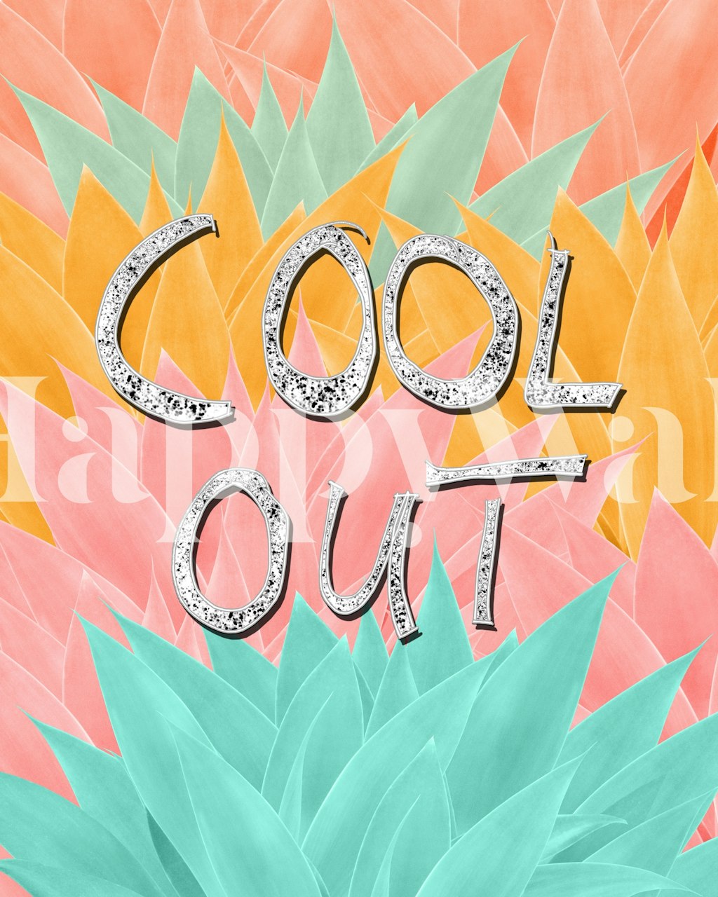 Cool Out 2 wallpaper design in a room