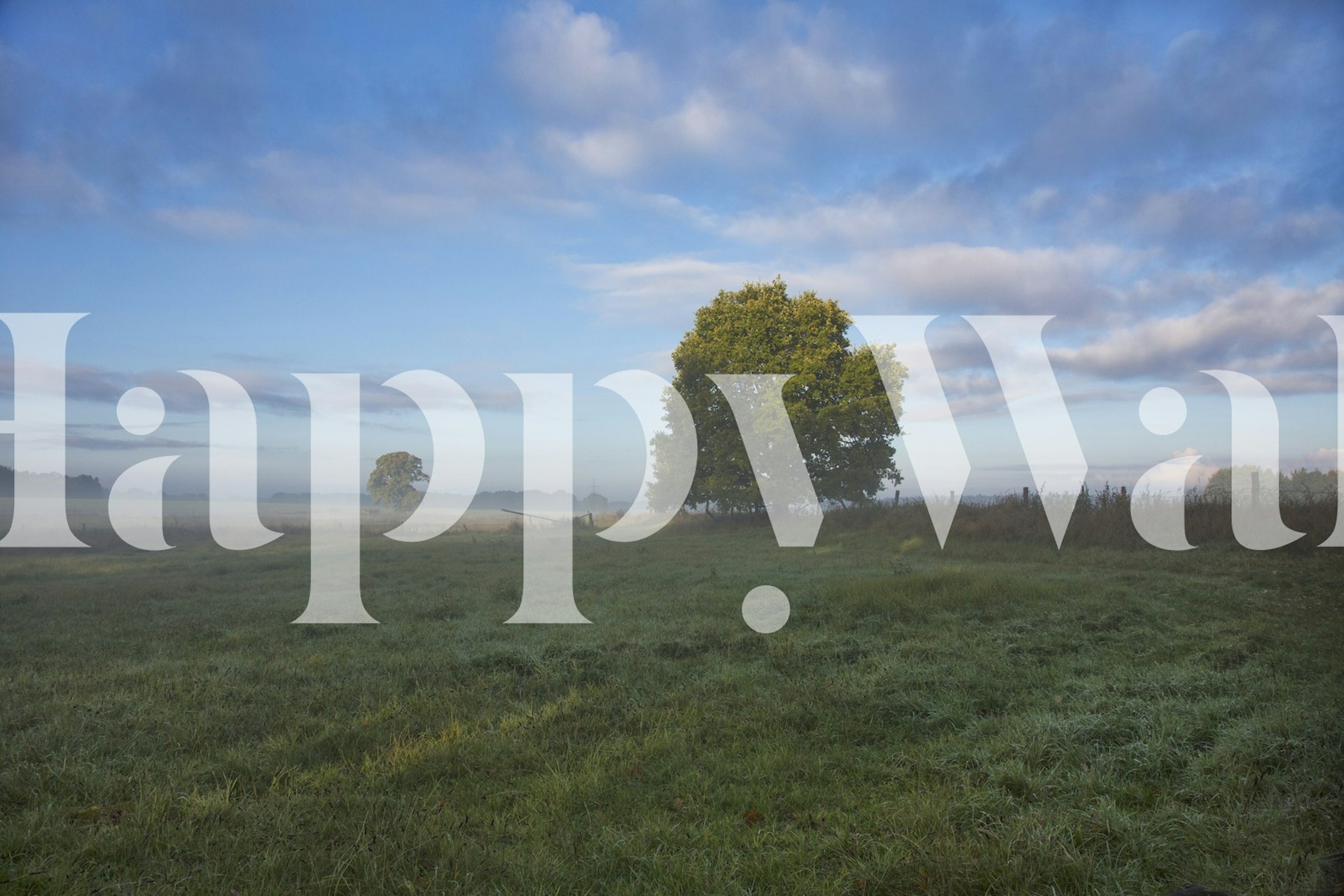 Rural German autumn landscape wallpaper