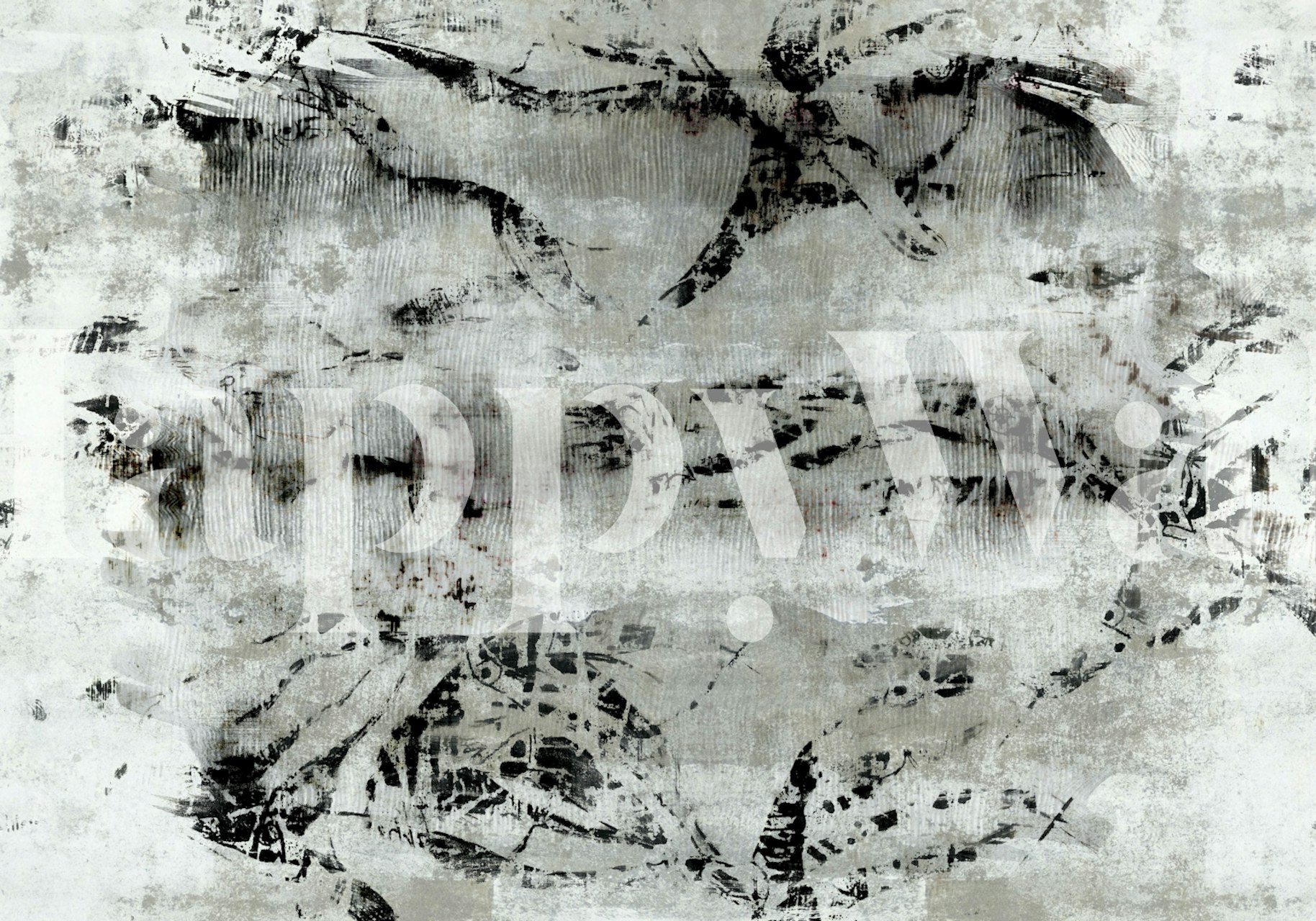 Japanese Dye III wallpaper in a room setting