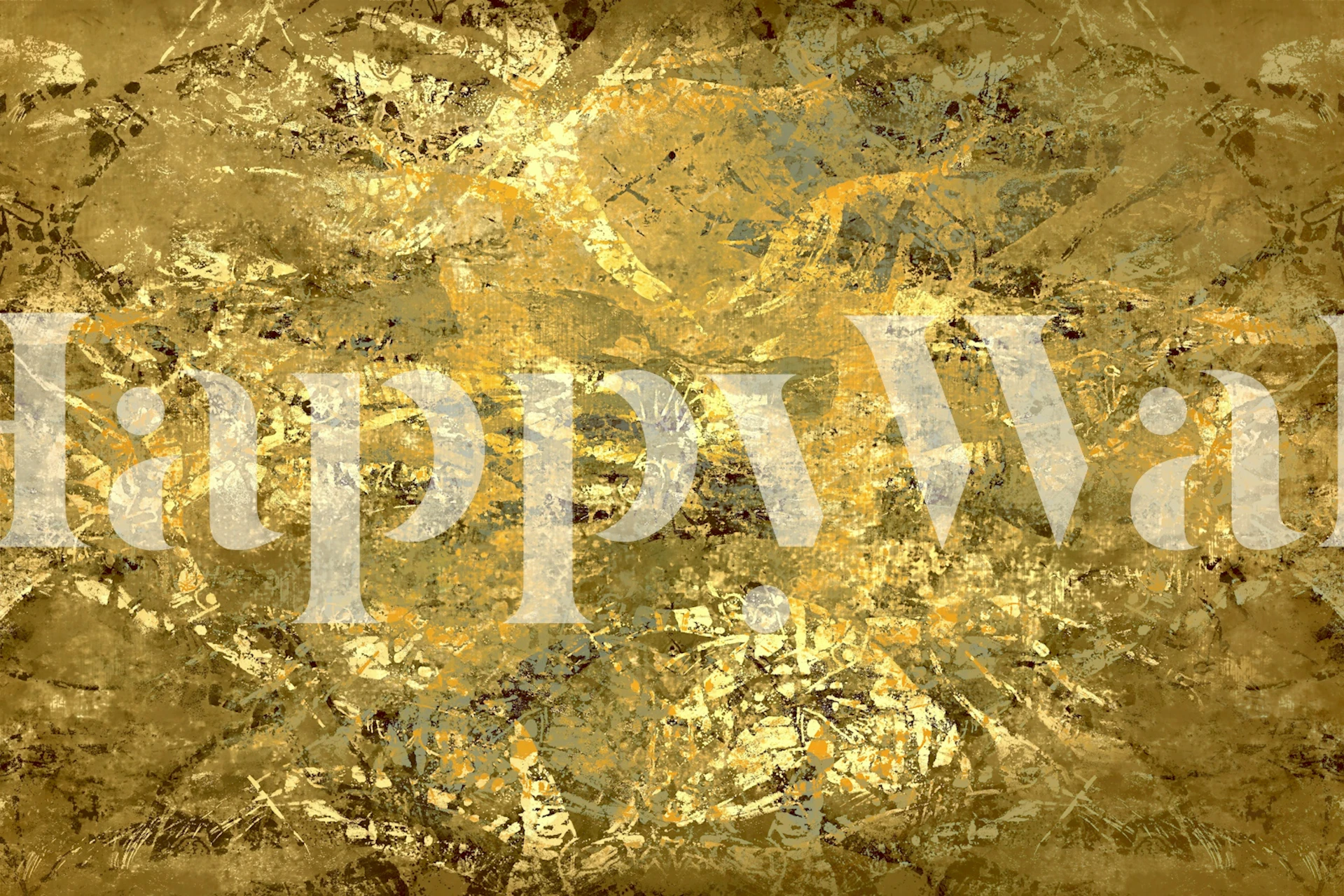 Japansk høst tapet vist i et rom