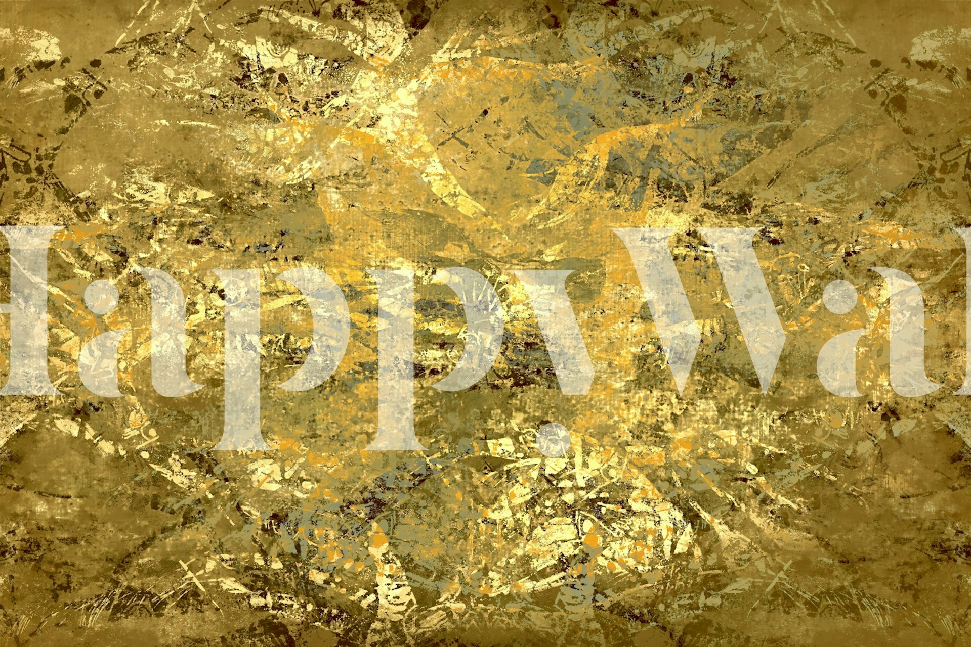 Japanese Autumn wallpaper displayed in a room