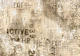 Urban Street Art Beige Brown