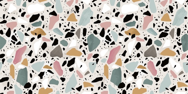 Terrazzo mosaic pattern
