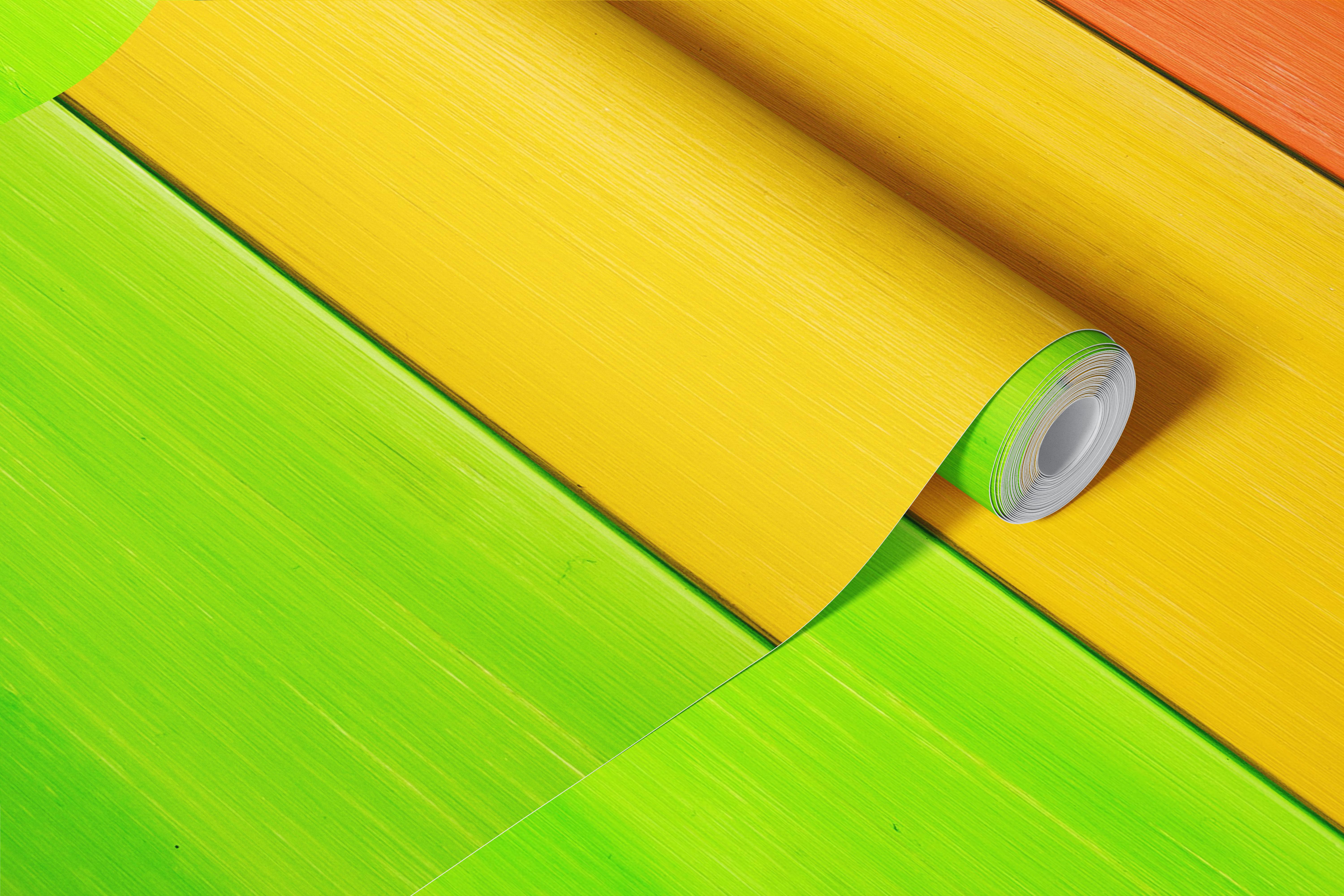 Rainbow striped wallpaper in vibrant colors: red, orange, yellow, green, blue, and purple