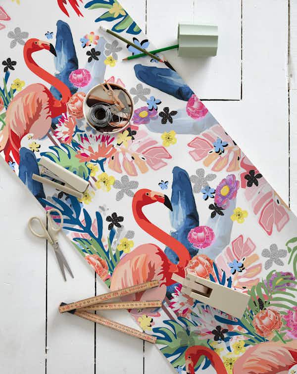 Flamingo Land wallpaper roll