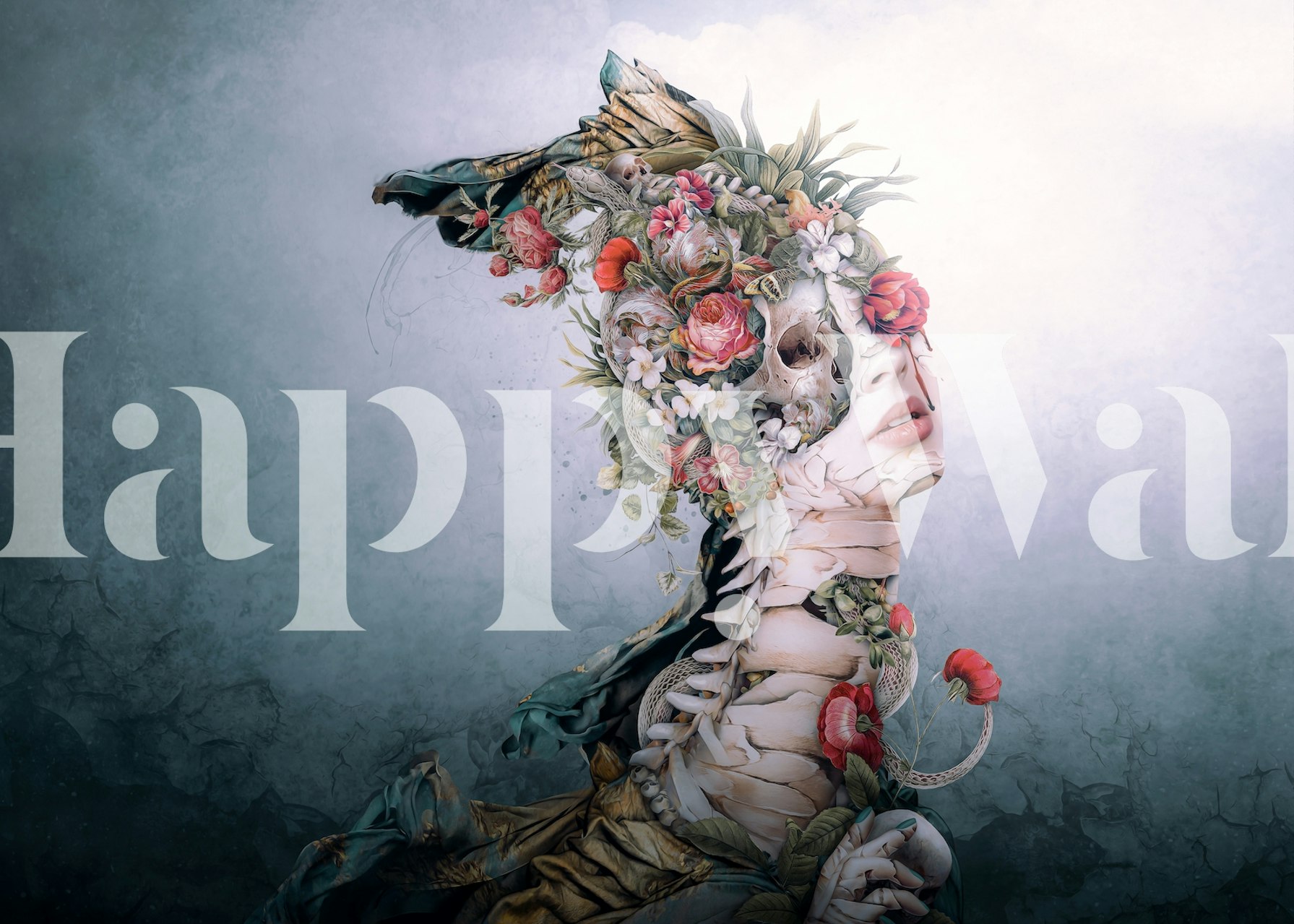 goddess II projekt tapety w pokoju