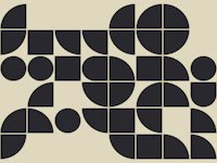 Tan Black Bauhaus tapeta