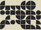 Tan Black Bauhaus