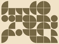 Balanced Bauhaus tapete