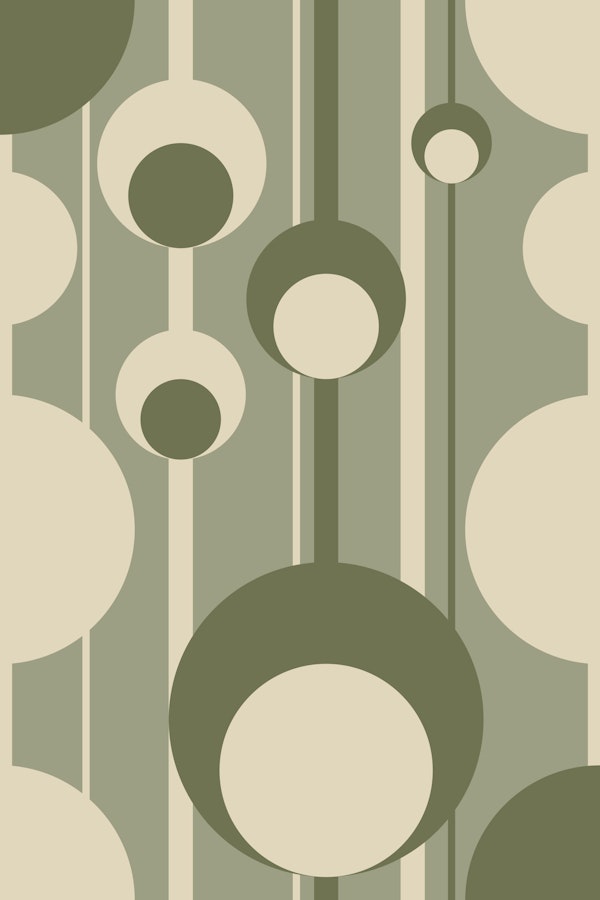 Mid Century Geo Circles
