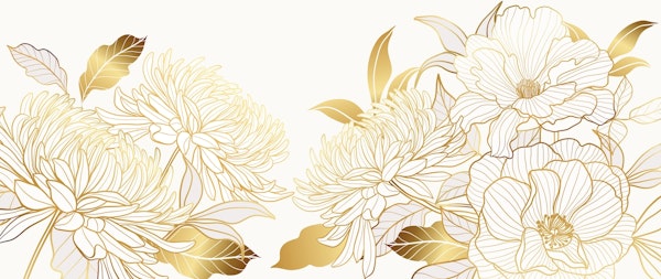 Golden flowers II