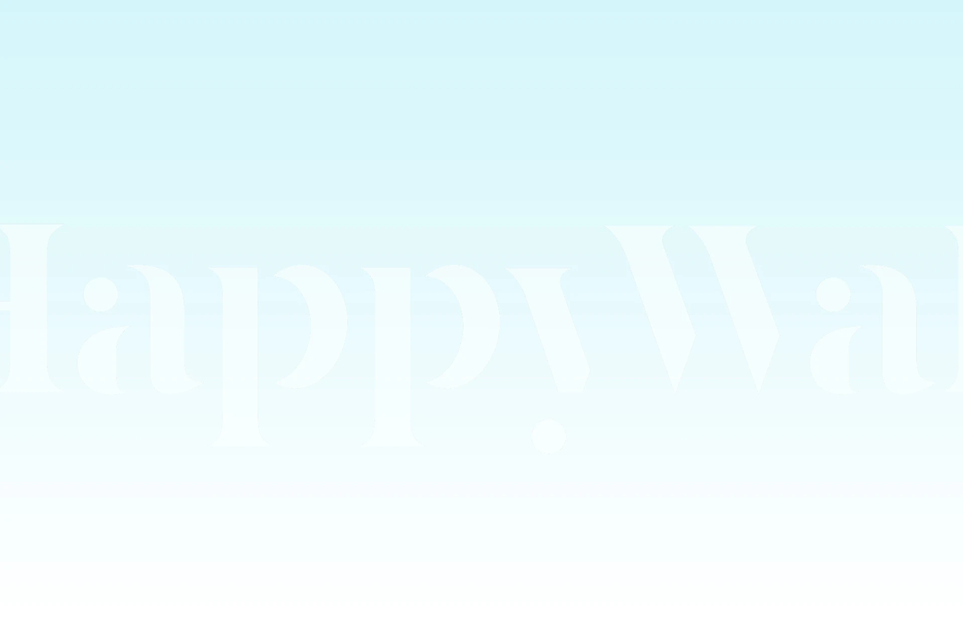 Umirujući aqua pastel ombre zidni mural koji se stapa od hladnih do nježnih nijansi