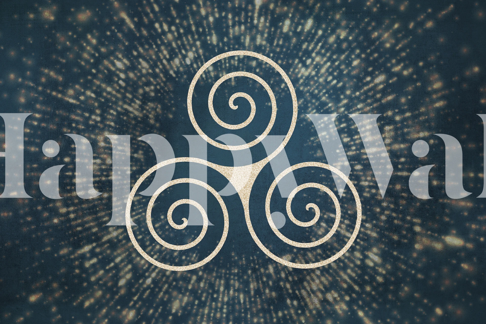 Celestial Symbol tapet i et rum